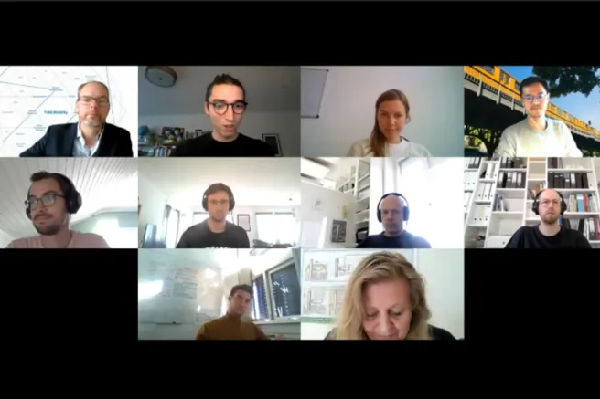 Screenshot eines Zoom Meetings